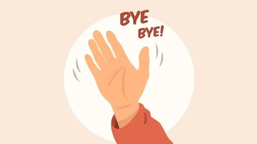 Background tạm biệt cho slide giúp bài trình bày tròn trịa