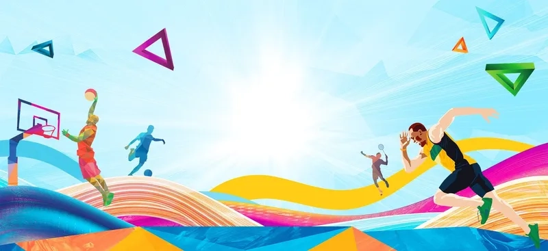 Tuyệt đẹp cho trang trí với background thể thao poster ấn tượng