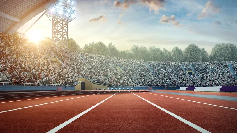 Sáng tạo độc đáo với background thể thao ngoài trời vector trừu tượng