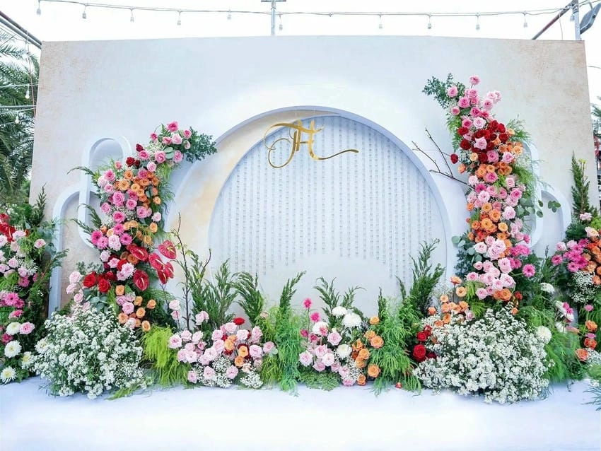 Background tiệc cưới chuyên nghiệp chuẩn quốc tế