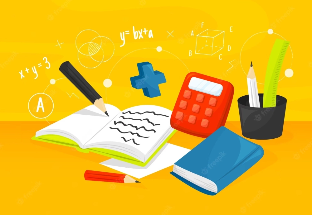 Background toán học chuyên nghiệp tối ưu bố cục hài hòa