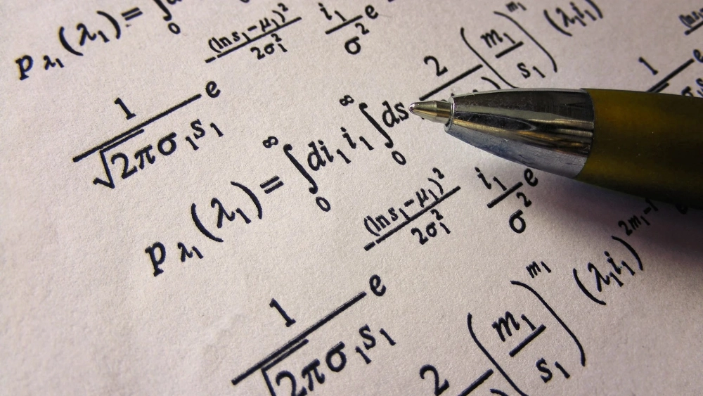 Background toán học cảm hứng kích hoạt năng lượng sáng tạo