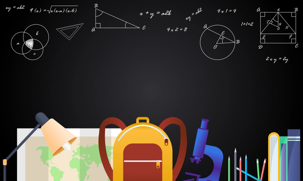 Background toán học ý tưởng mở rộng không gian sáng tác