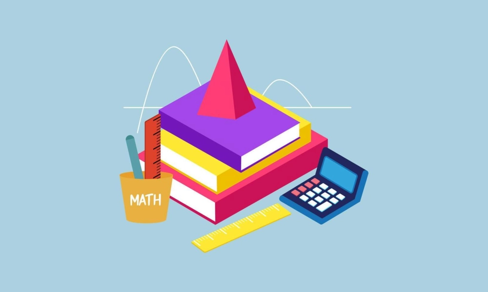 Background toán học đơn giản vẫn giữ nét tinh tế riêng