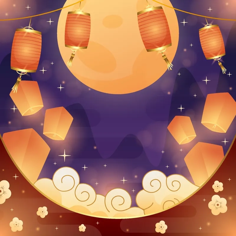 Trải nghiệm hình ảnh sắc nét với background trung thu 4k