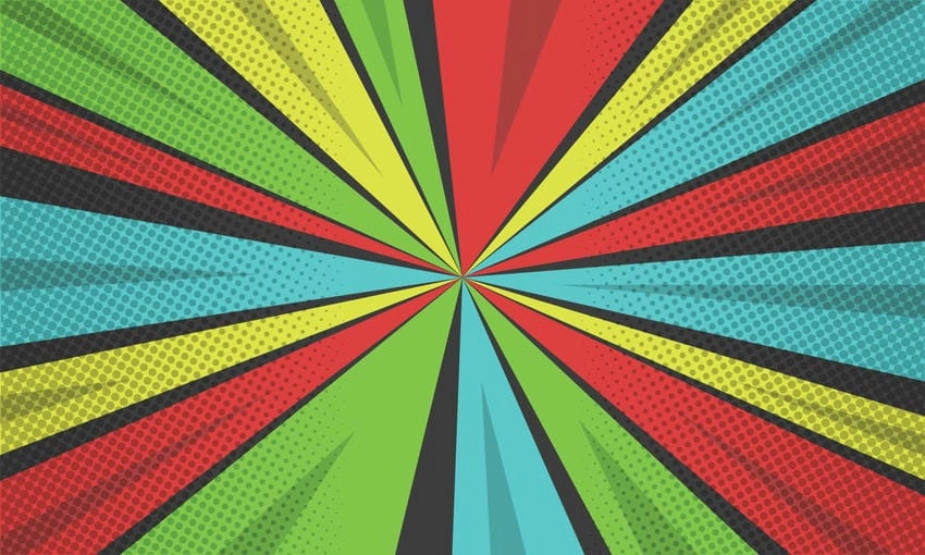 Background truyện tranh cổ điển mang hơi thở nghệ thuật xưa