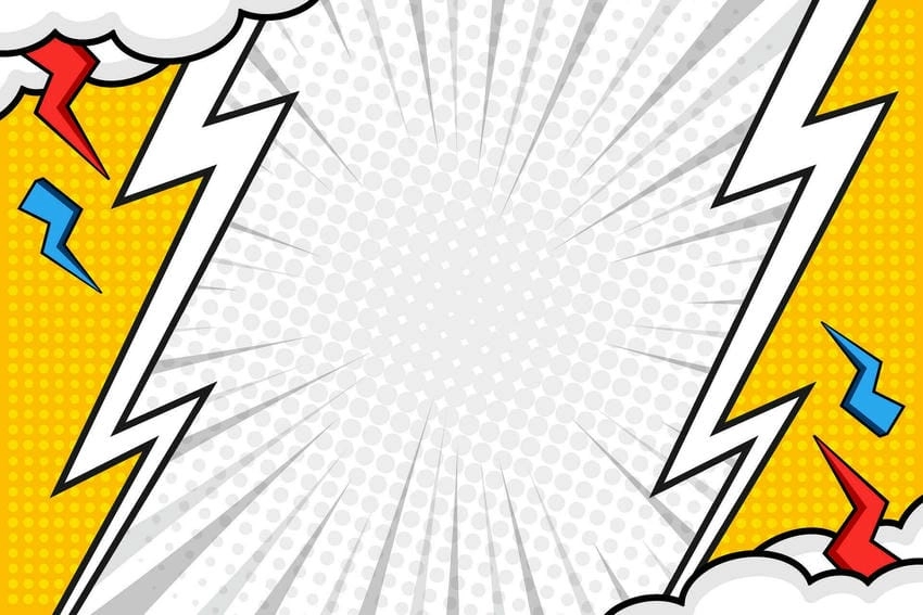 Background truyện tranh đẹp mắt đầy màu sắc sống động