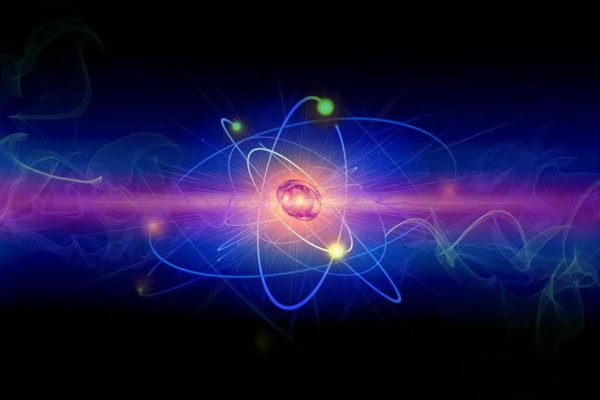 Background vật lý ý tưởng mở cánh cửa tri thức