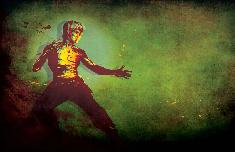 Đắm chìm trong background võ thuật anime sinh động và cuốn hút