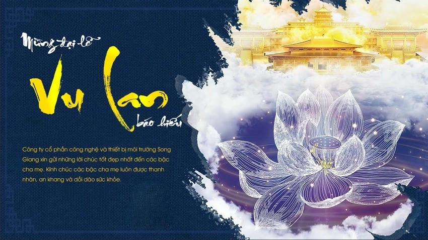 Background Vu Lan đẹp phù hợp mọi không gian lễ hội