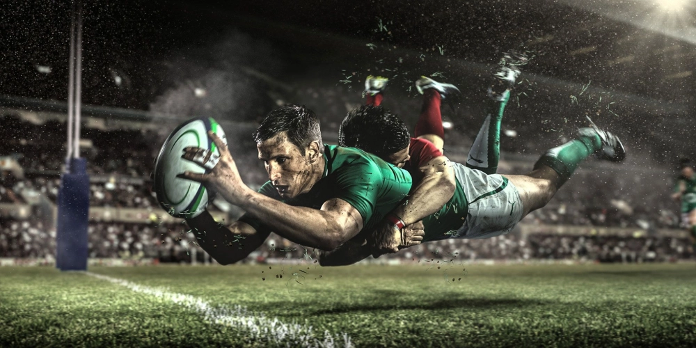 Background bóng bầu dục 3d chiều sâu ấn tượng