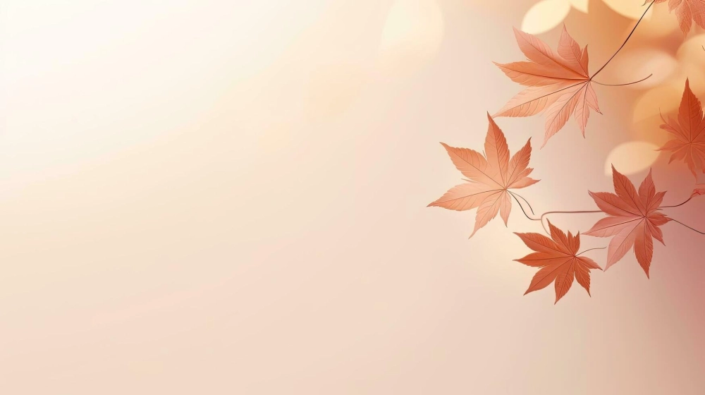 Hình nền lá phong art sáng tạo tinh tế