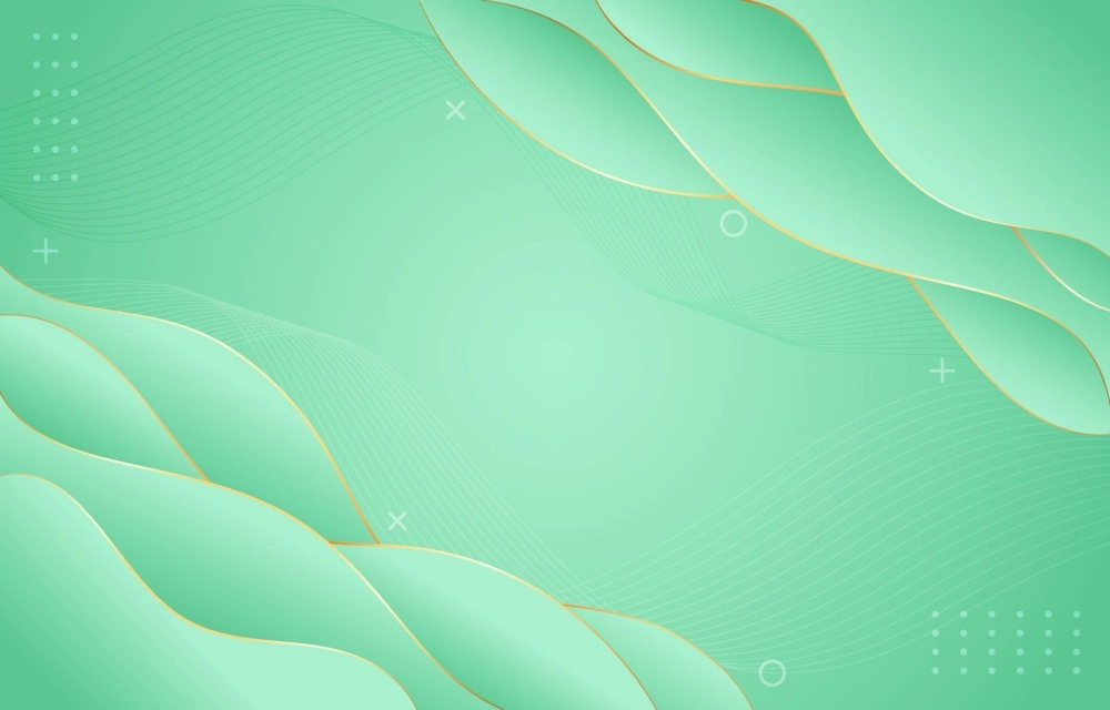 Background xanh mint aesthetic mang phong cách nghệ thuật