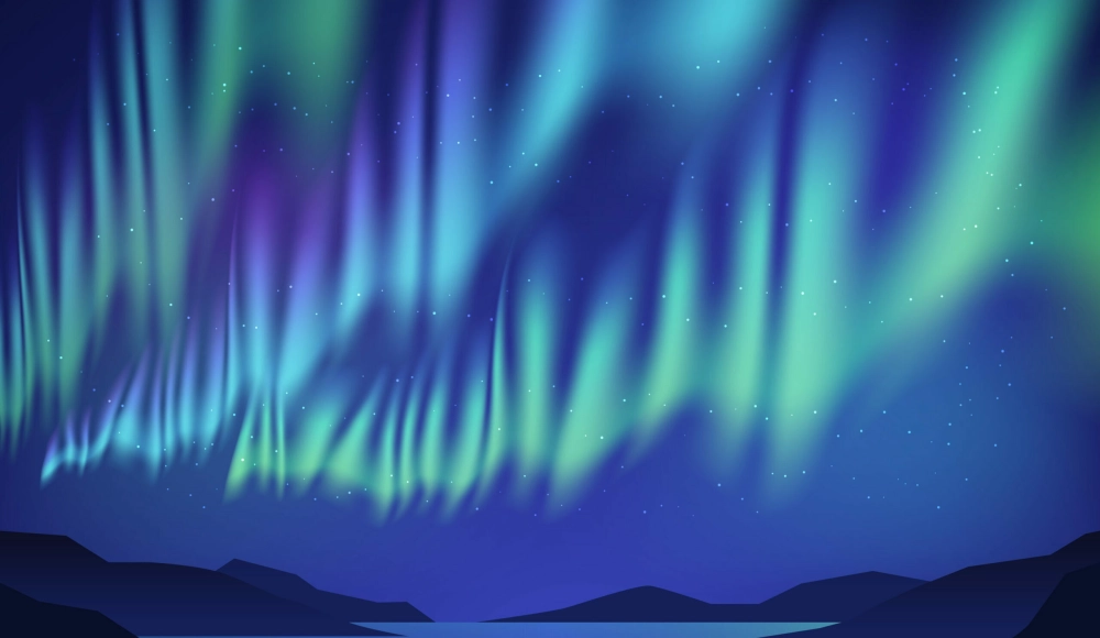 Sắc nét từng chi tiết background cực quang 4k đỉnh cao