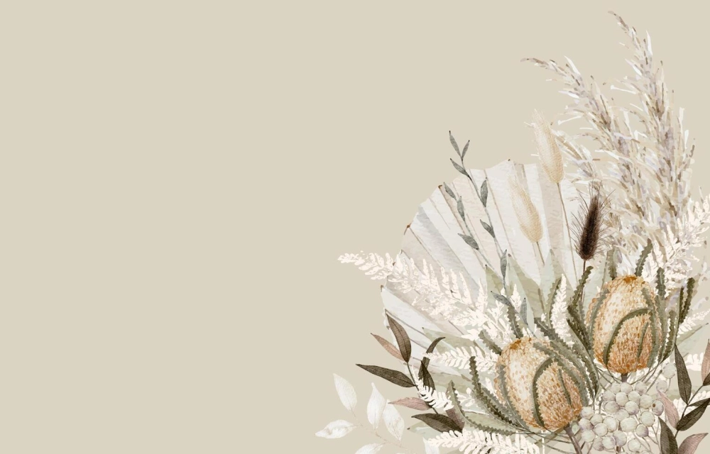 Nâng tầm giá trị hàng hóa nhờ background hoa khô chụp sản phẩm