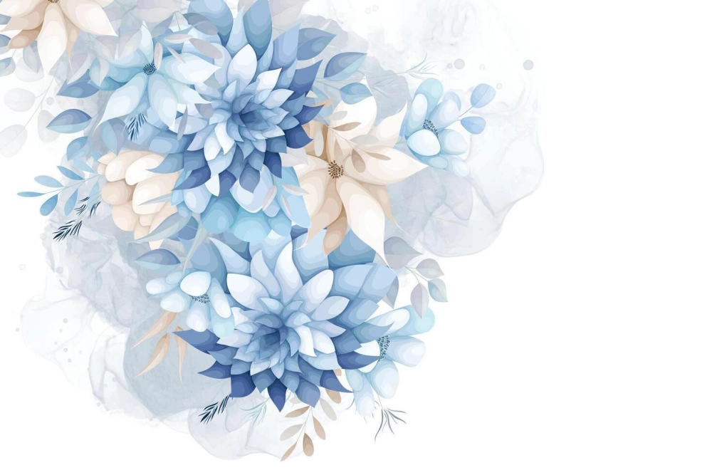 Slide thuyết trình ấn tượng với background hoa nhí powerpoint