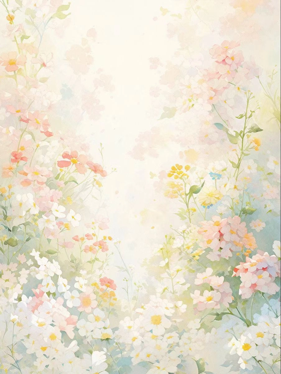 Đổi mới giao diện dế yêu bằng background hoa nhí điện thoại