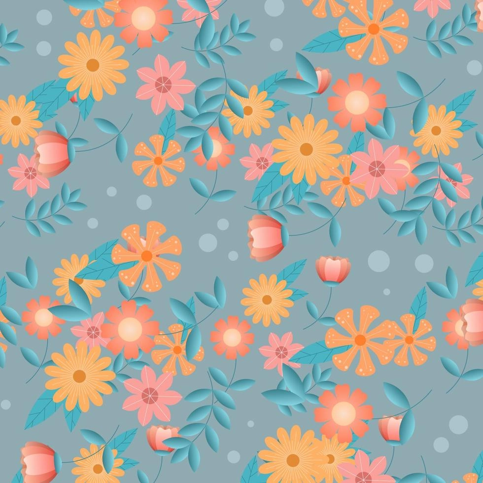 Dễ dàng chỉnh sửa file background hoa trừu tượng vector