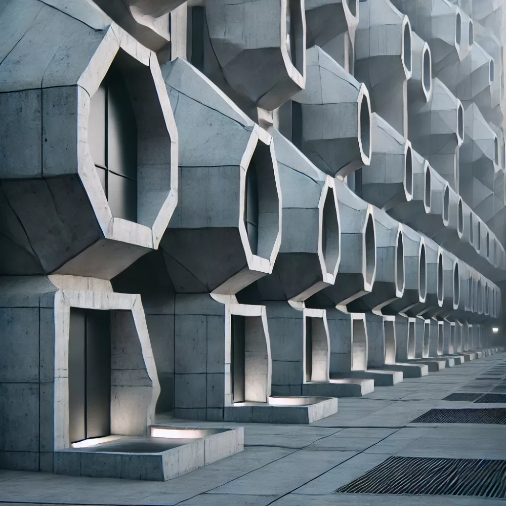 Góc nhìn mới lạ đầy tính background sự kiện brutalism nghệ thuật