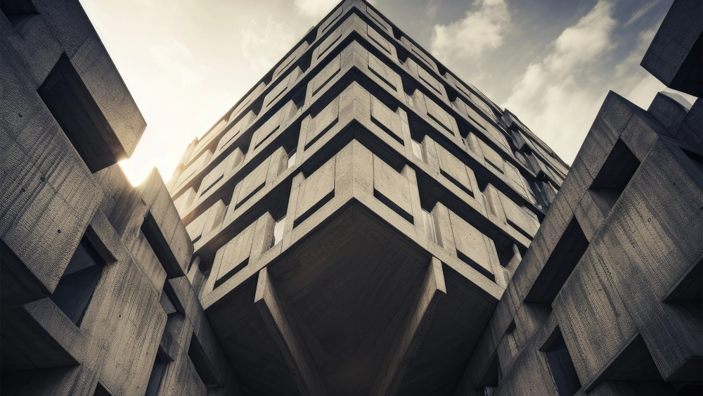 Tạo hiệu ứng thị giác mạnh trên background sự kiện brutalism sân khấu