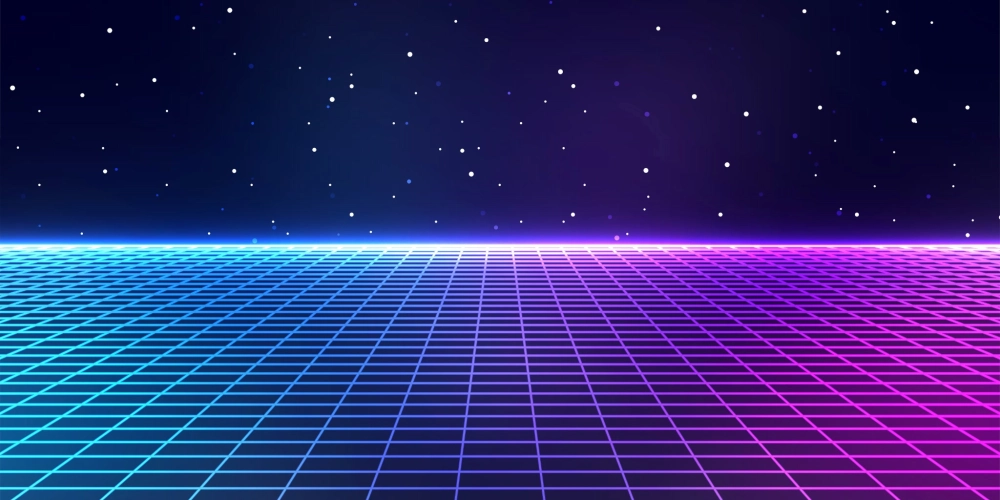 Quay ngược thời gian với background sự kiện retro future 80s chất lừ